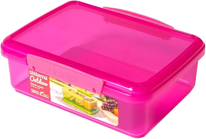 Sistema Lunch Box 2 Litre Klip It - Assorted Colours - Image 3